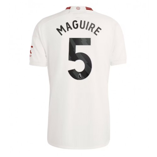 Fotbalové Dres Manchester United Harry Maguire #5 Alternativní 2023-24 Krátký Rukáv